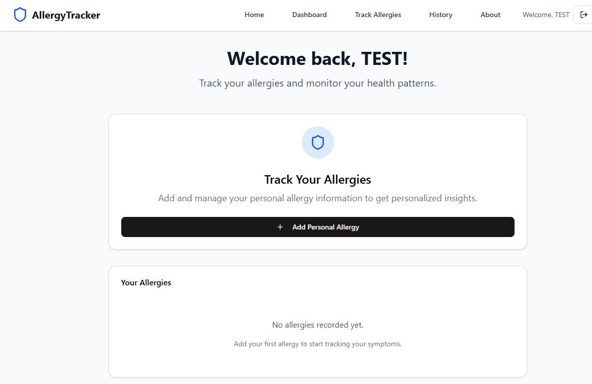 Allergy Tracker